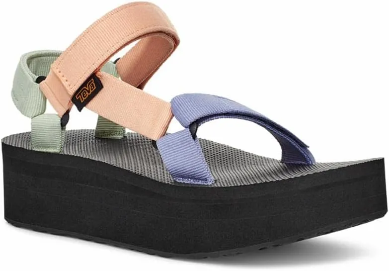 1008844 Teva Flatform Universal Women's Sandals Womens SHERBERT MULTI Size 7 - Like New