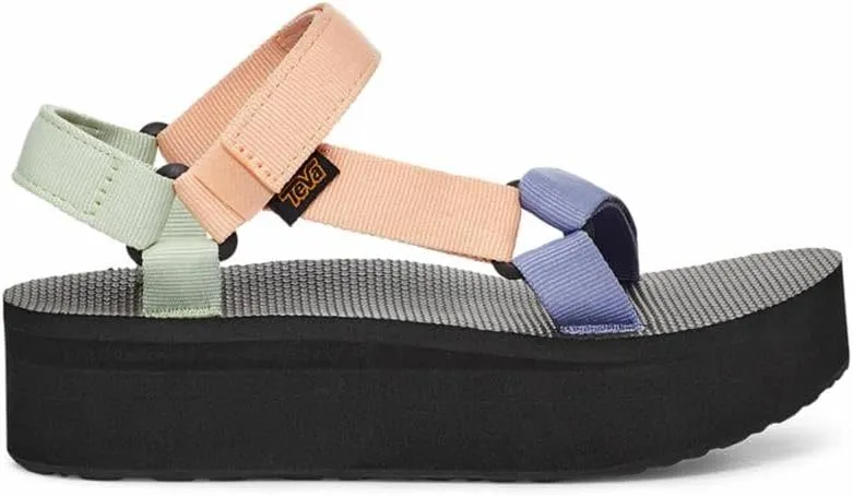 1008844 Teva Flatform Universal Women's Sandals Womens SHERBERT MULTI Size 7 - Like New