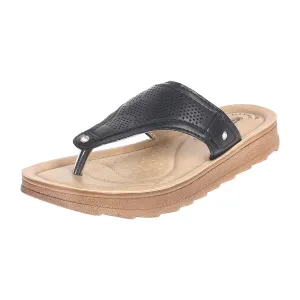 Aerowalk Women Slipper #DI13 - BLACK