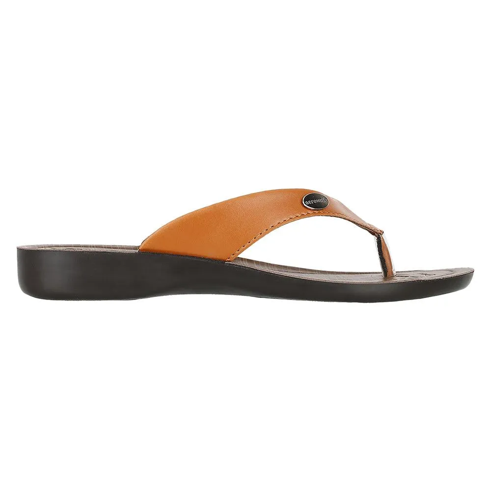 Aerowalk Women Slipper #GE15 - TAN