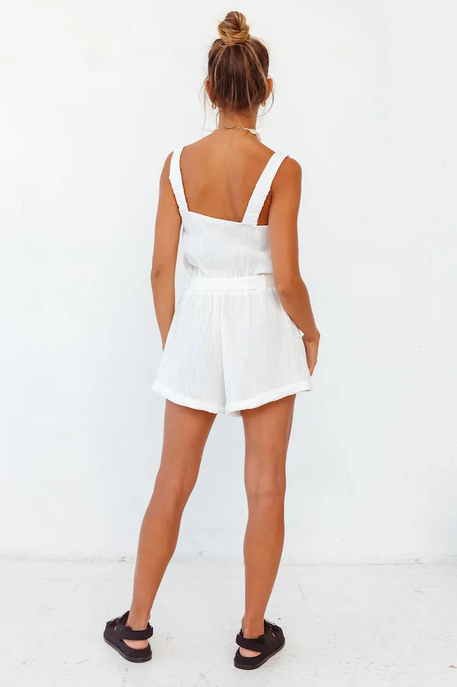 Amazon Romper White