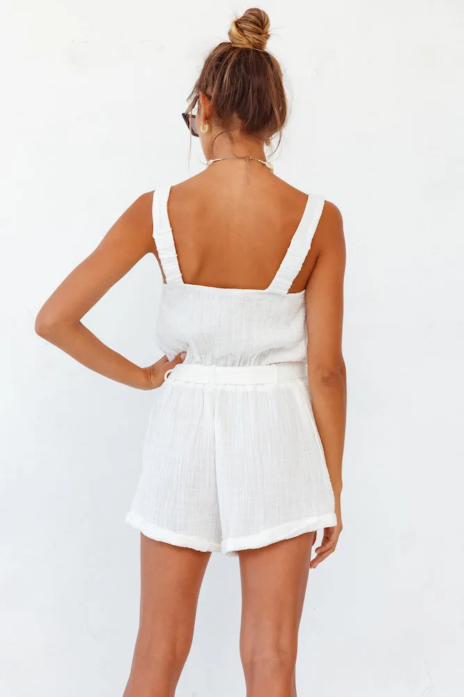 Amazon Romper White