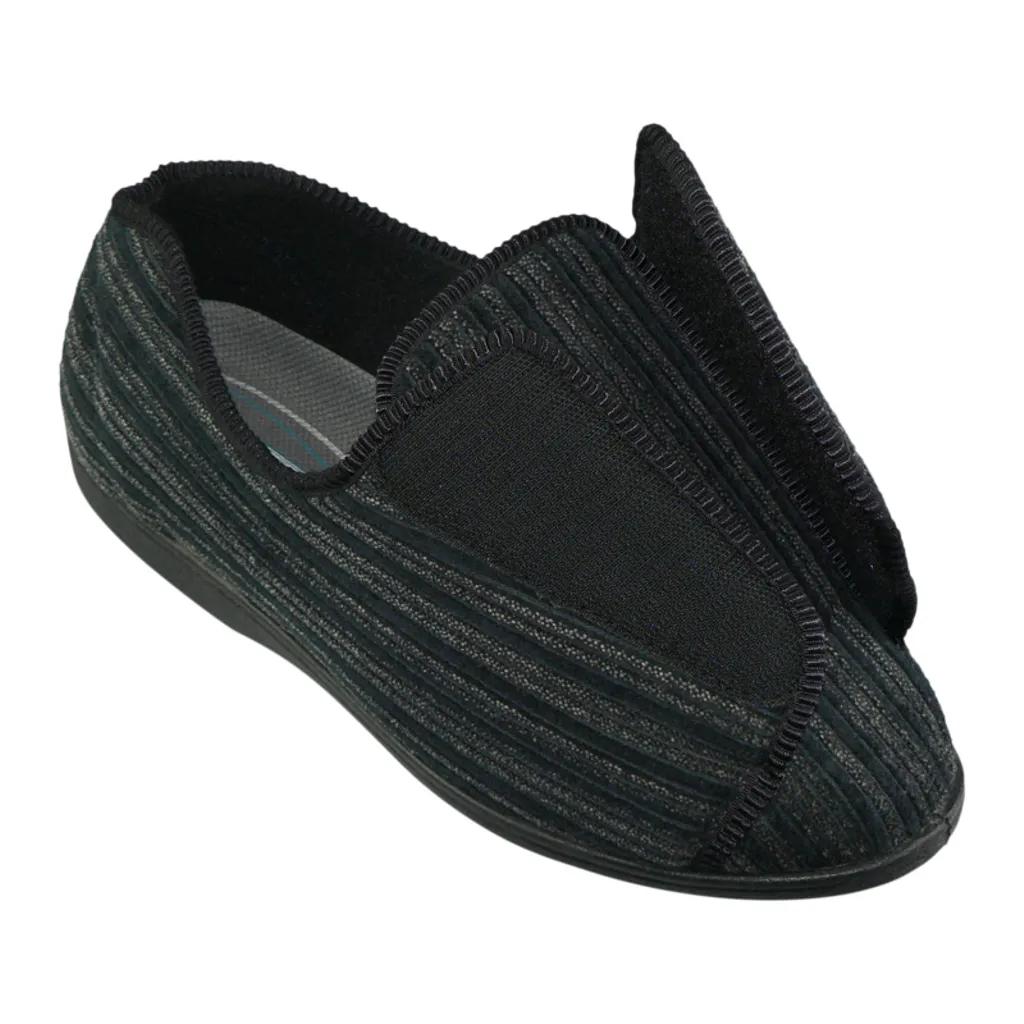 CLINIC Comfort System Men’s Clinic Slipper, Black, 10