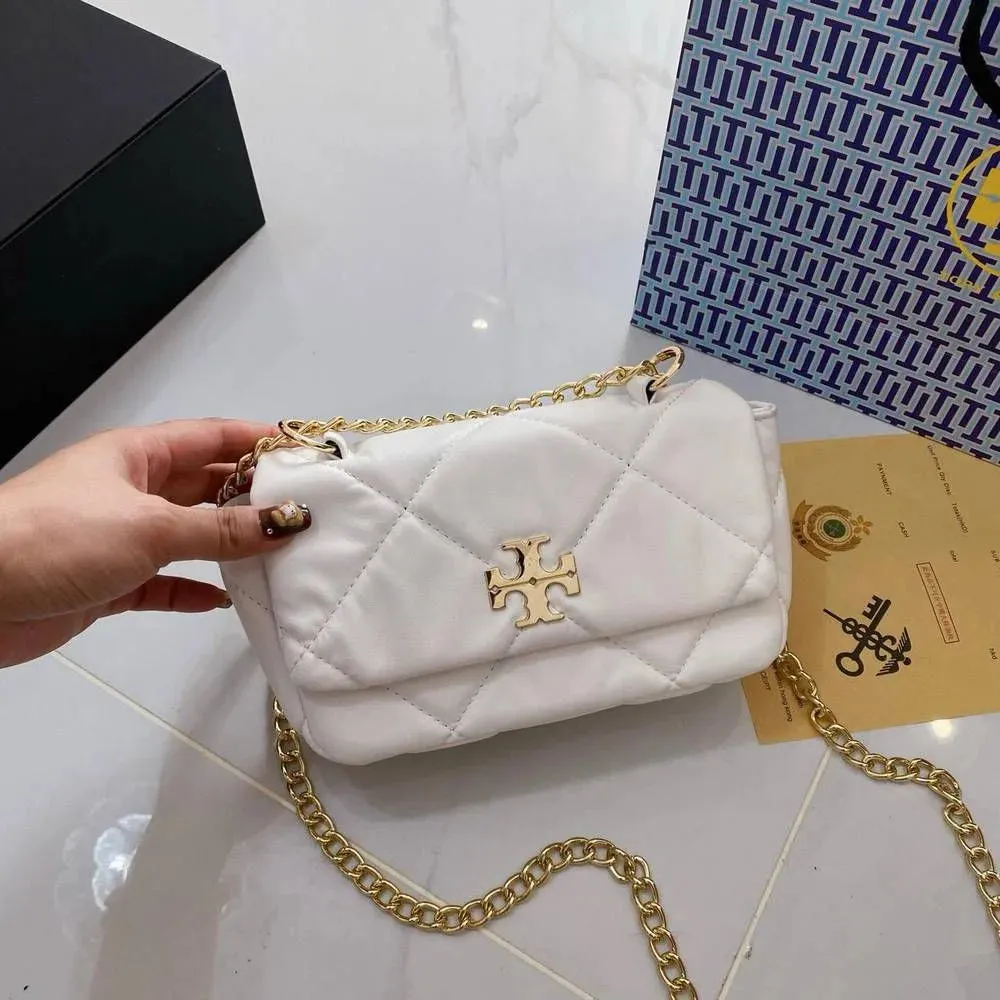 COMBO DEAL - TB CROSS BODY BAG & TB SLIPPERS - WHITE