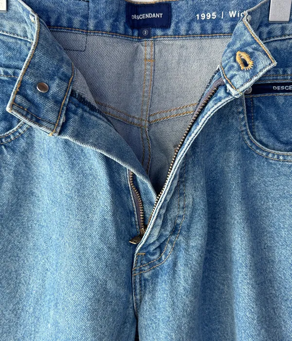DESCENDANT/1995 DENIM TROUSERS BAGGY (INDIGO)