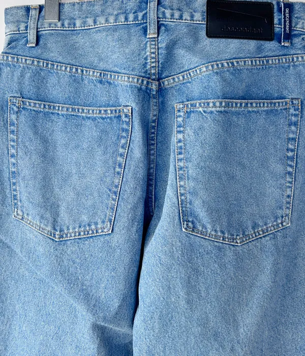 DESCENDANT/1995 DENIM TROUSERS BAGGY (INDIGO)