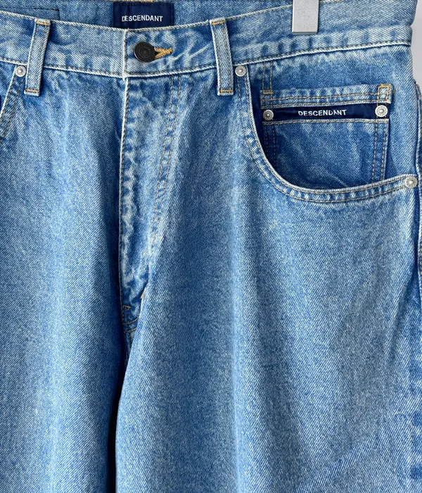 DESCENDANT/1995 DENIM TROUSERS BAGGY (INDIGO)