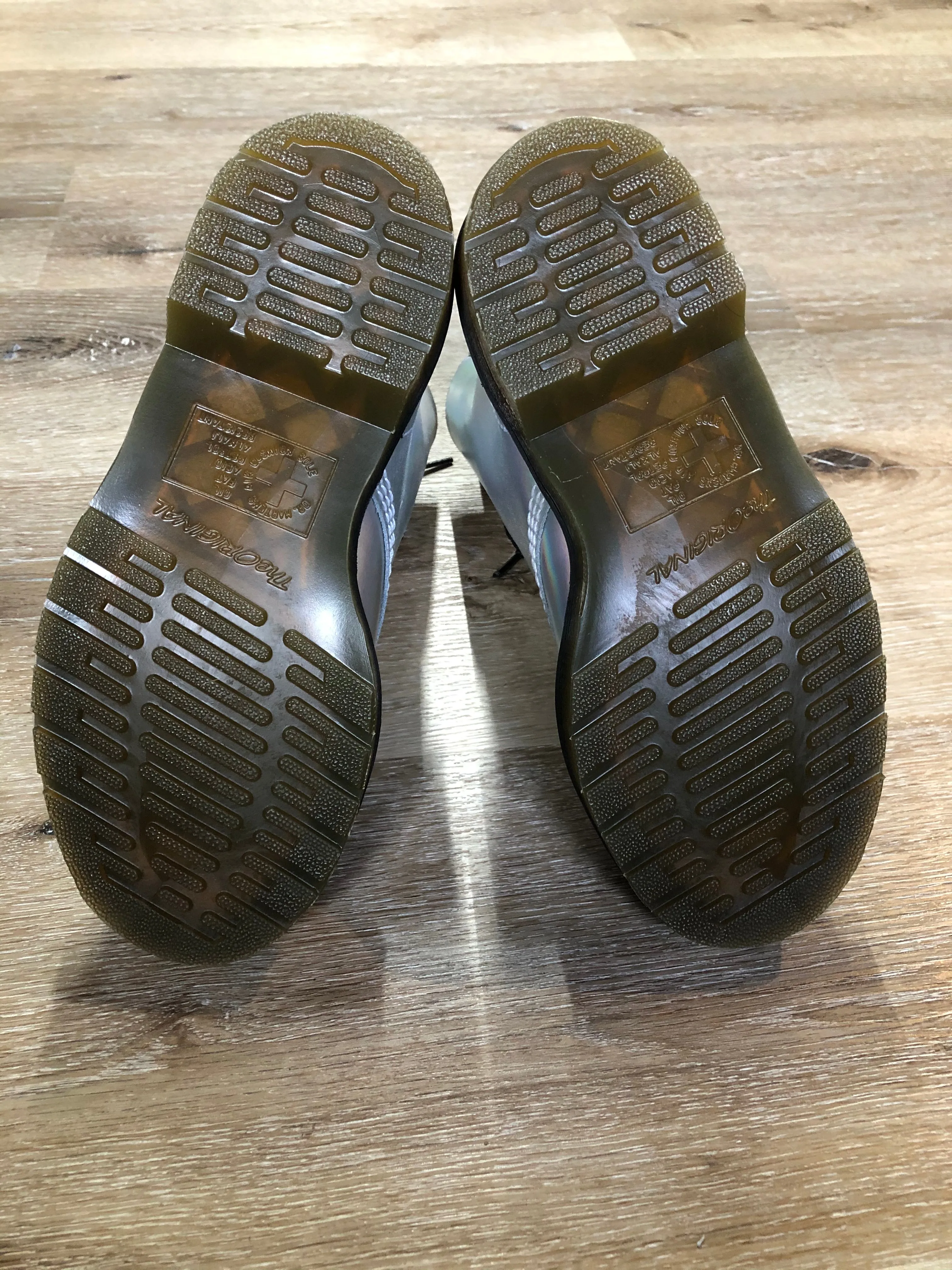 Doc Martens Holographic Silver 1460 Boot, SOLD