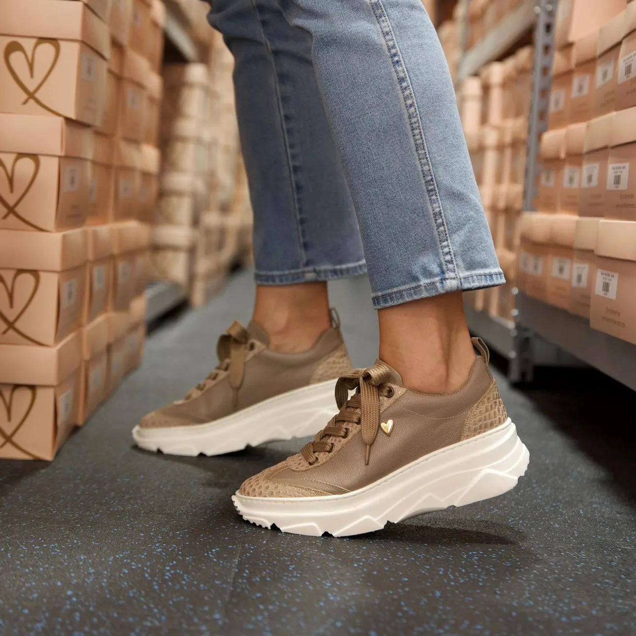 Hassi Sneakers - Taupe [ No Return - No Exchange]