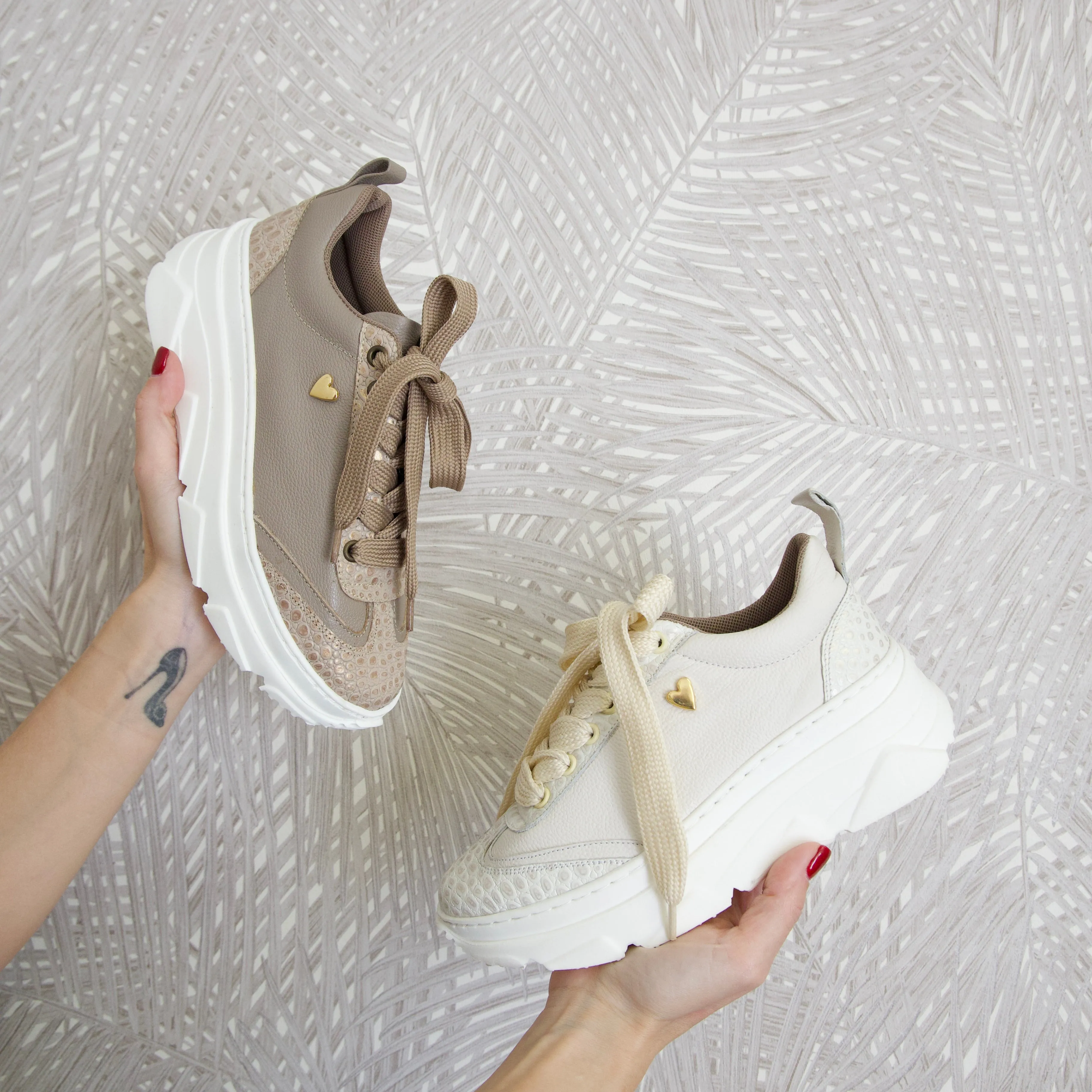 Hassi Sneakers - Taupe [ No Return - No Exchange]