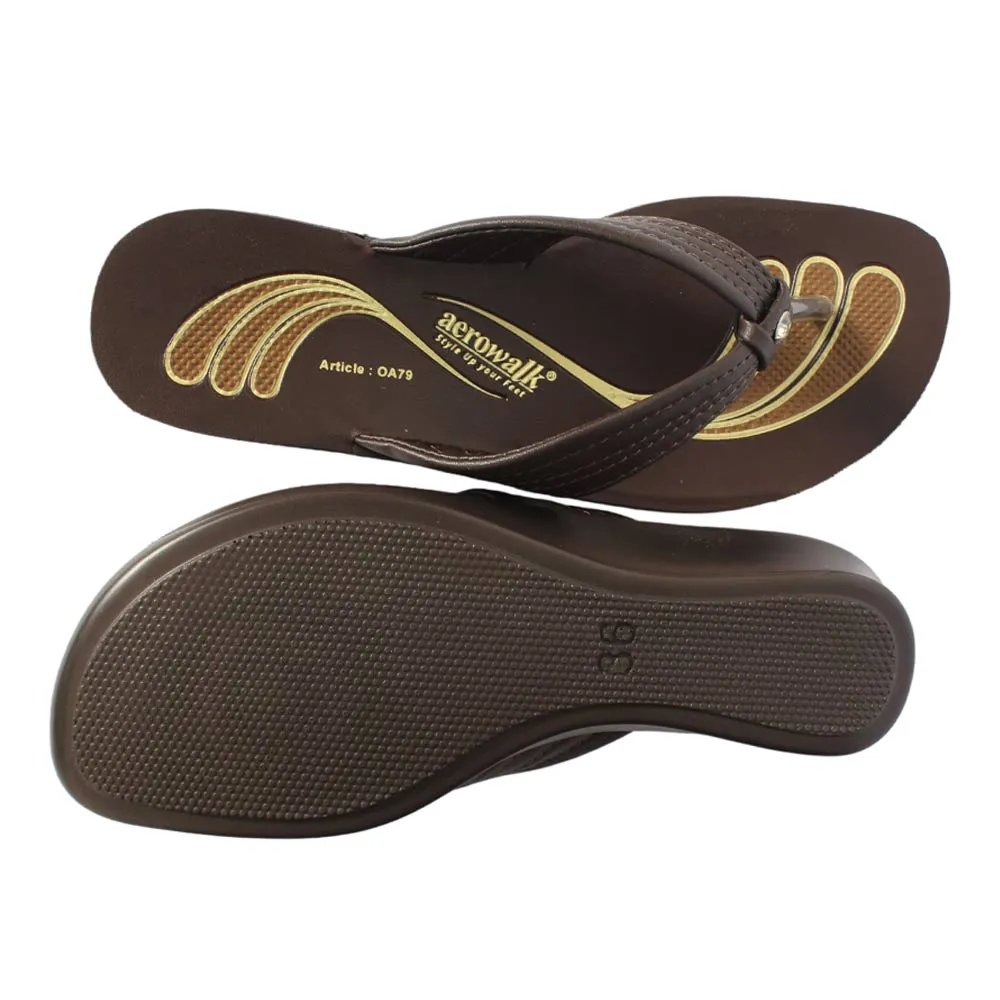 Inblu Women Slipper #OA79 - BROWN