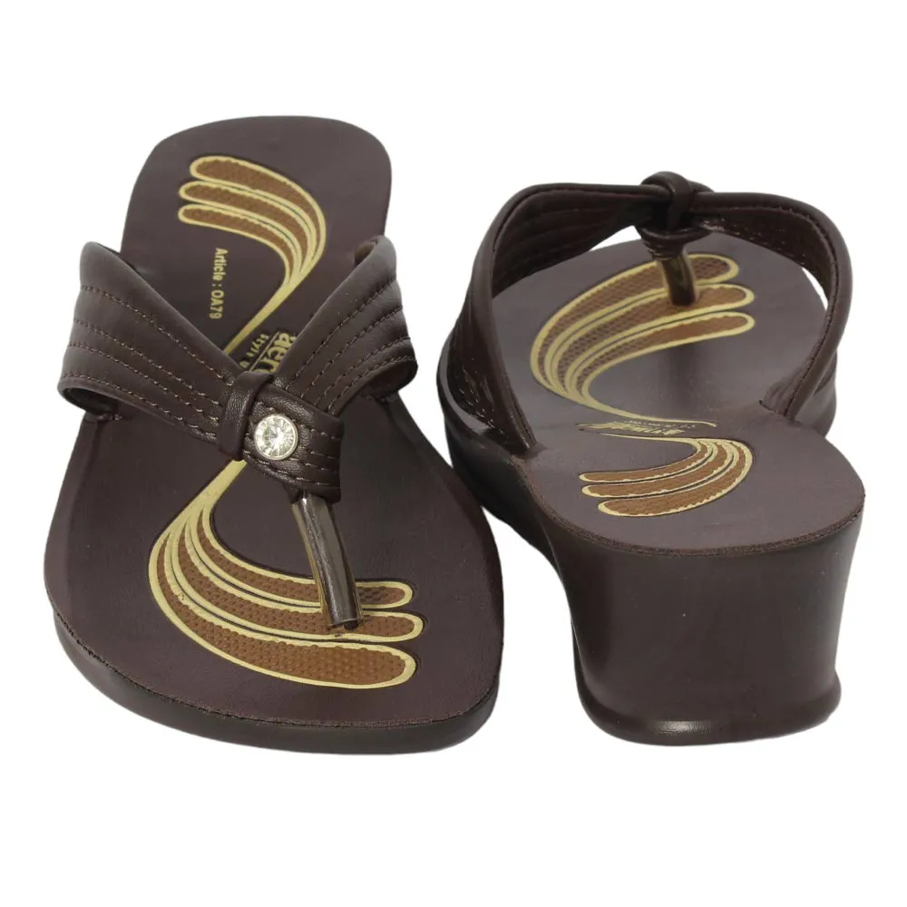 Inblu Women Slipper #OA79 - BROWN