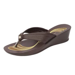Inblu Women Slipper #OA79 - BROWN