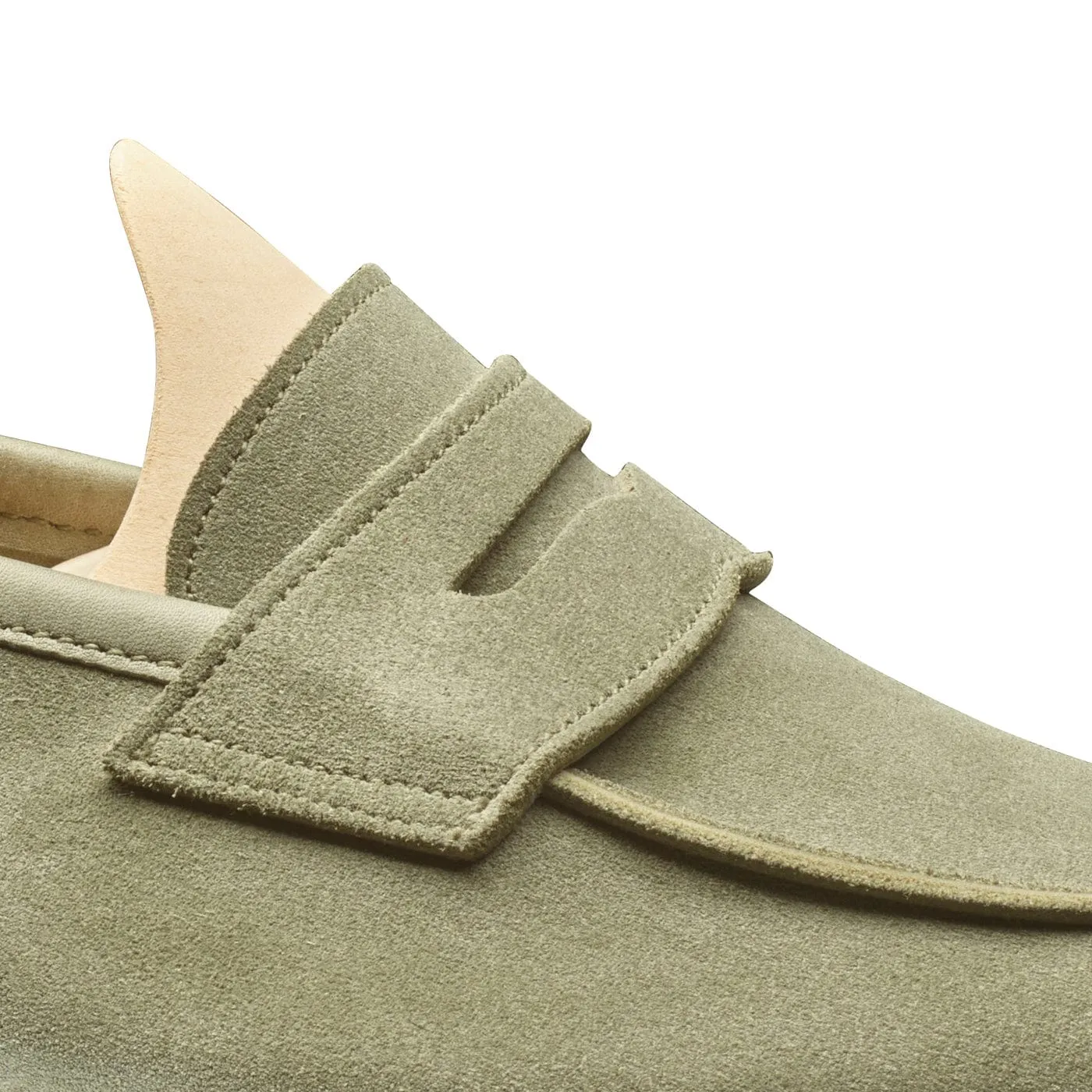 Lilou Pistachio Calf Suede