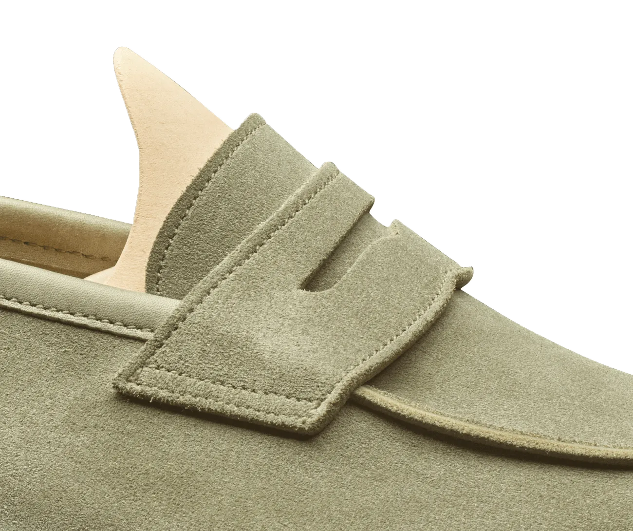 Lilou Pistachio Calf Suede