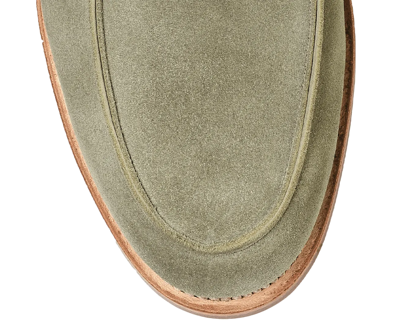 Lilou Pistachio Calf Suede