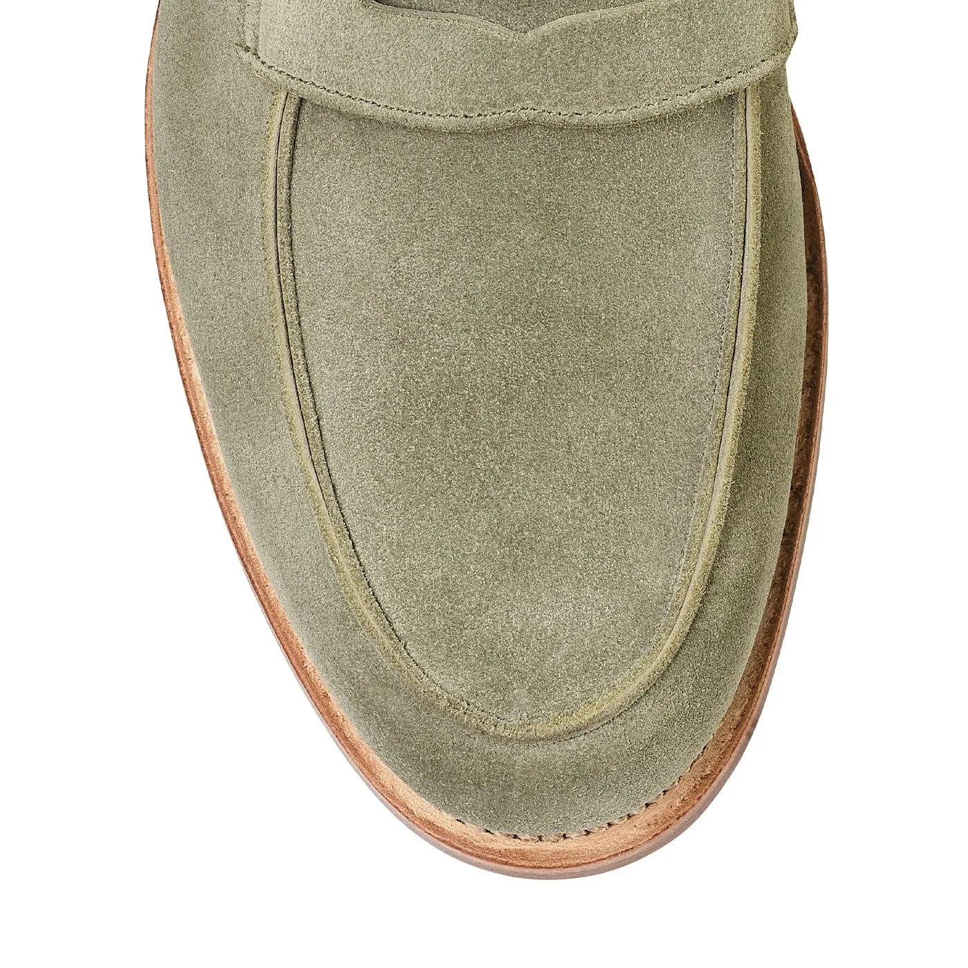 Lilou Pistachio Calf Suede