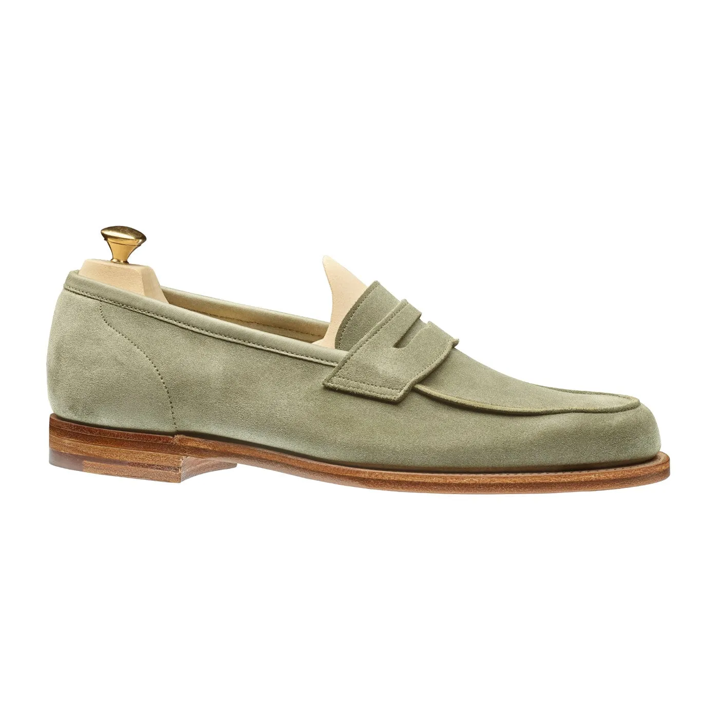 Lilou Pistachio Calf Suede