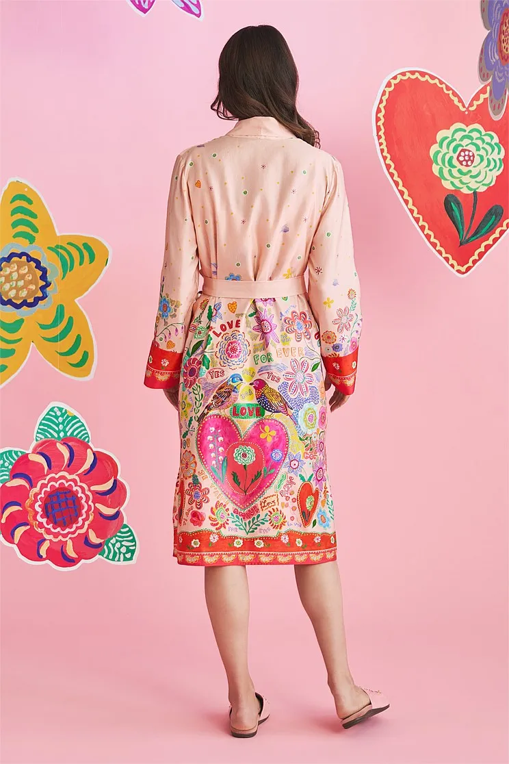 Nathalie Lété Cotton Silk Robe