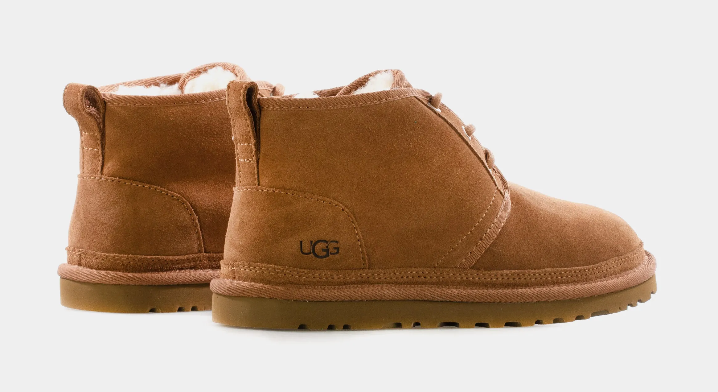 Neumel Suede Mens Boots (Chestnut Brown)