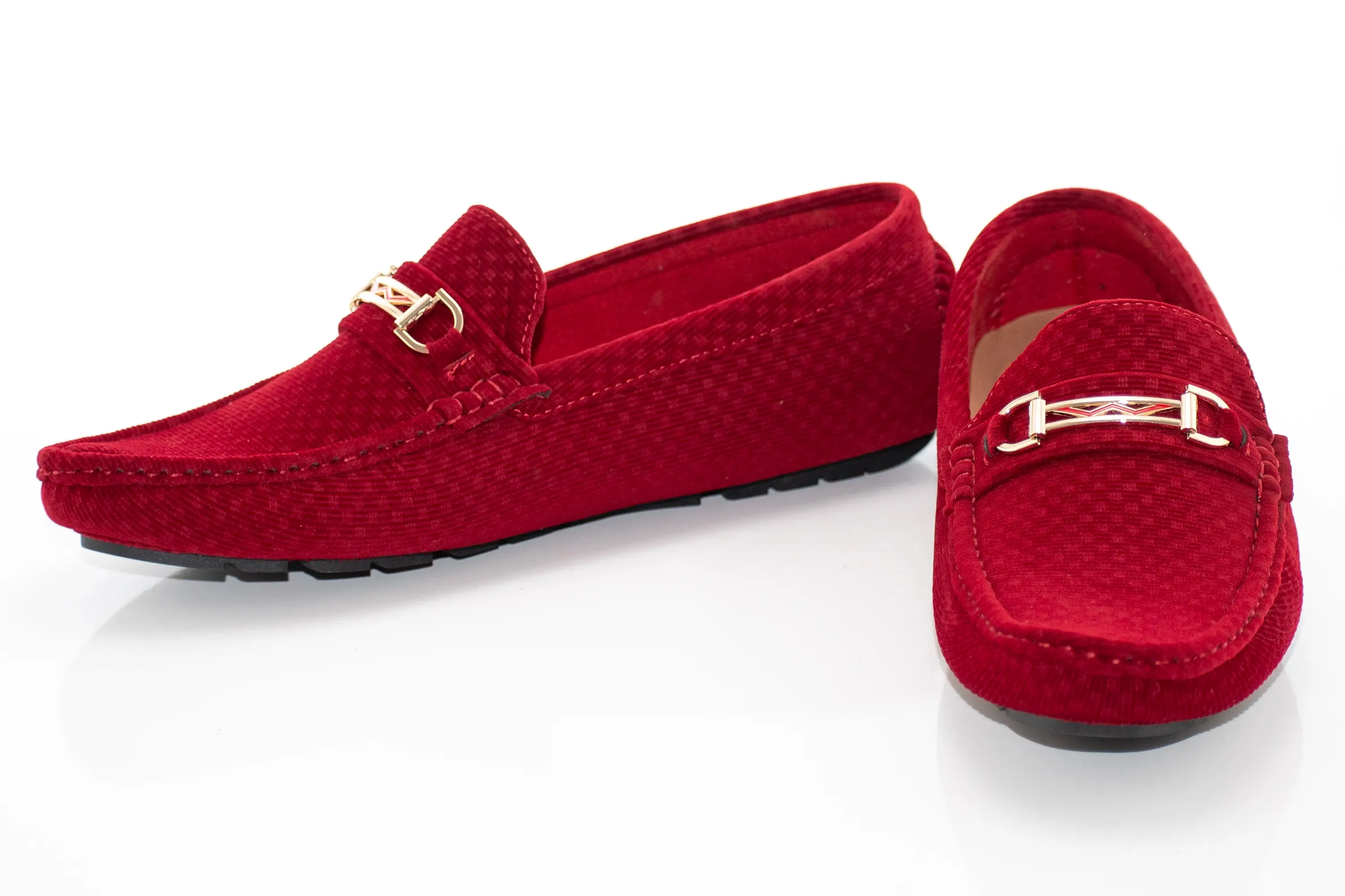 Red Checkered Velvet Bit-Driver