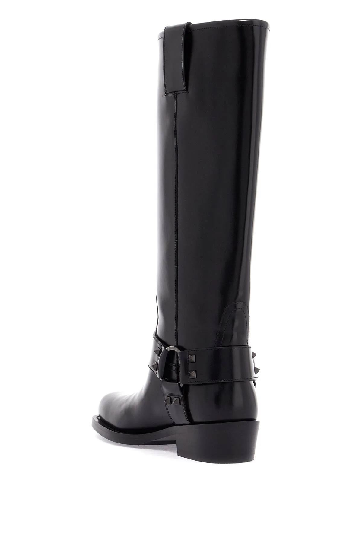 rockstud biker boot 5W0S0KV3NIB NERO