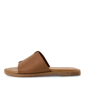 Tamaris Cognac Flat Sandal|2713542305