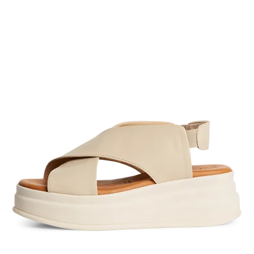 Tamaris Ivory Platform Sandal|2830344418