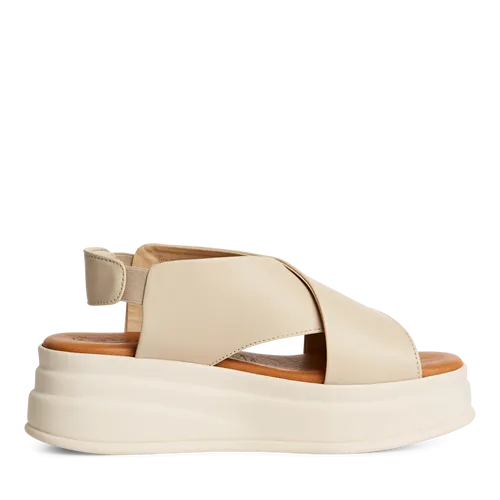 Tamaris Ivory Platform Sandal|2830344418
