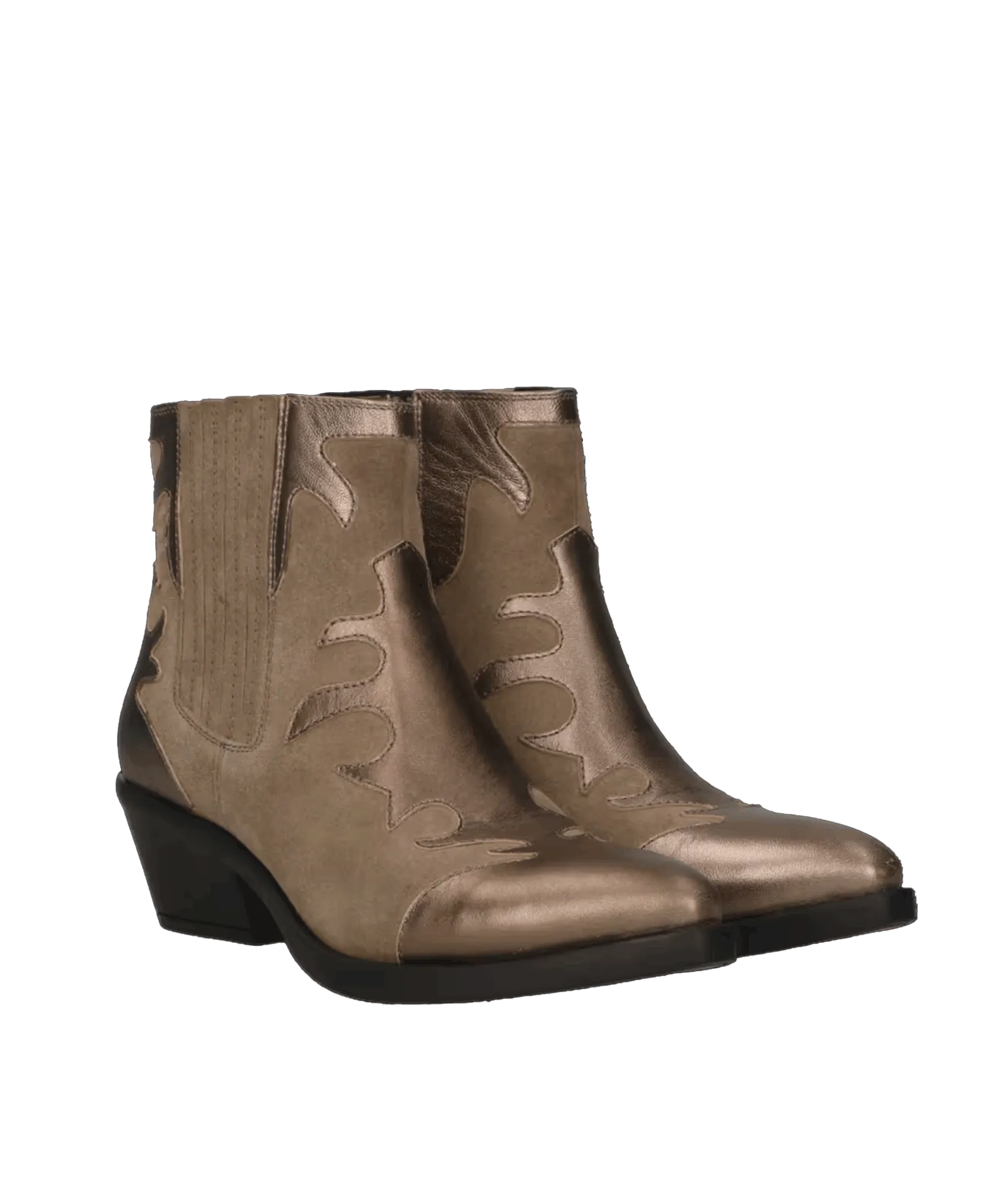 Tessy Western Boots - Brown