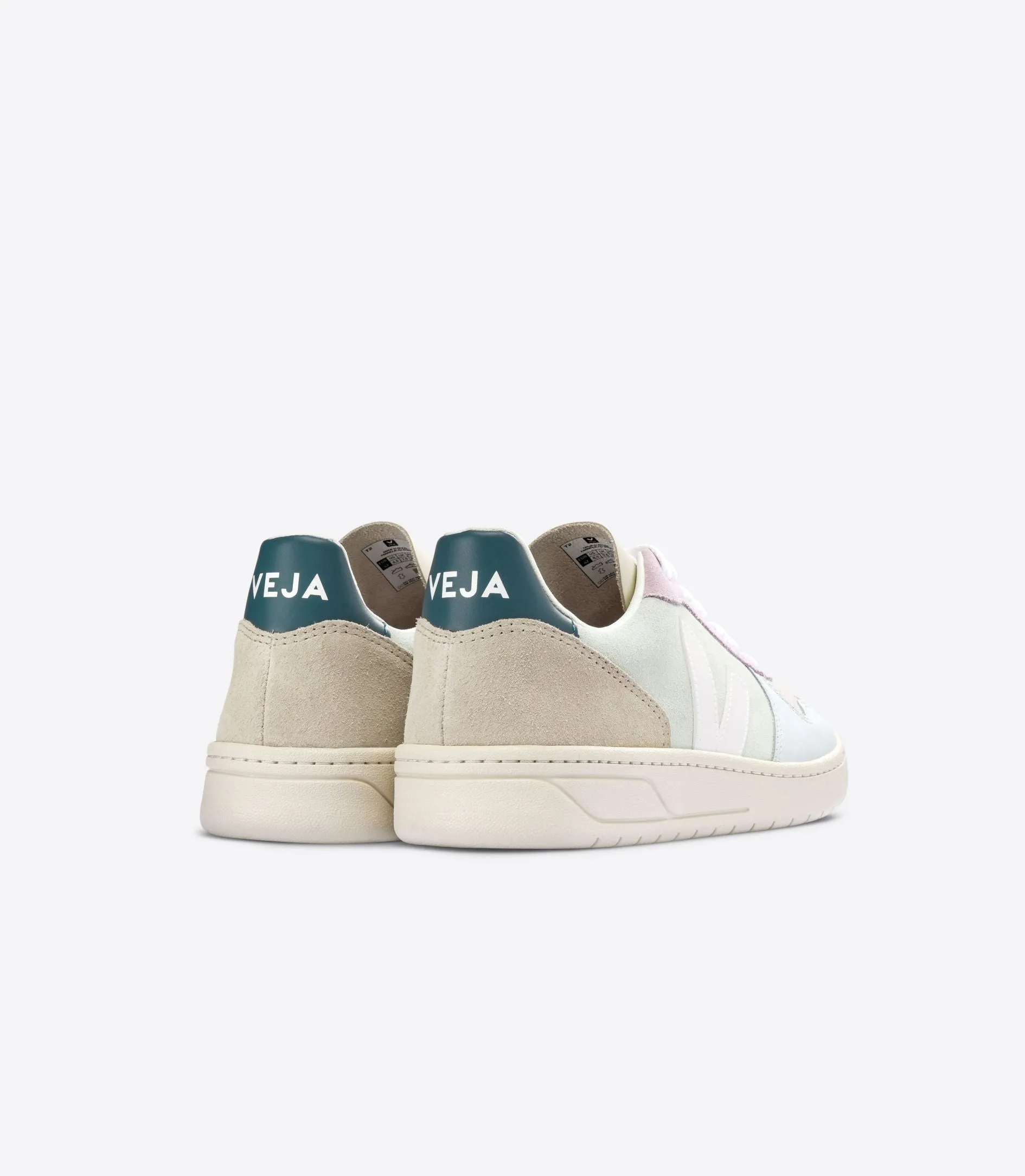 V-10 Suede Sneaker (Jade White Multico)