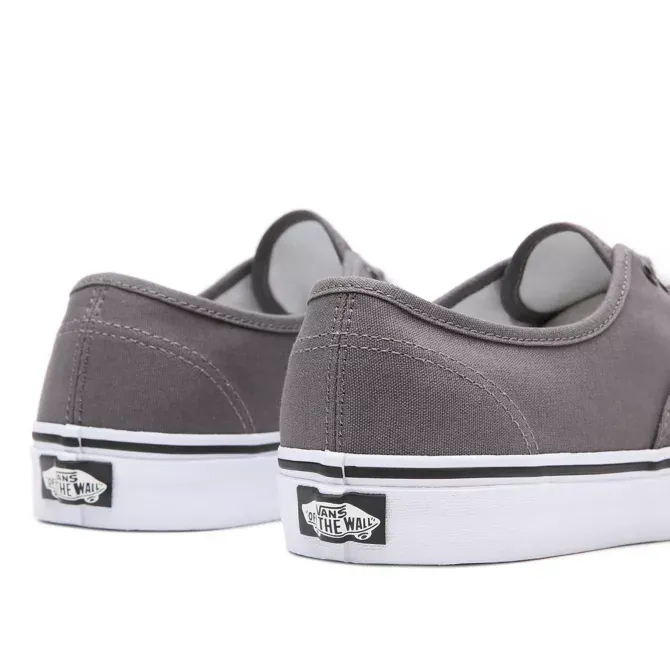 Vans Authentic VN000JRAPBQ Men's Pewter/Black Athletic Skate Shoes FB104