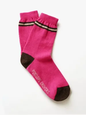 Wool Socks- Pink