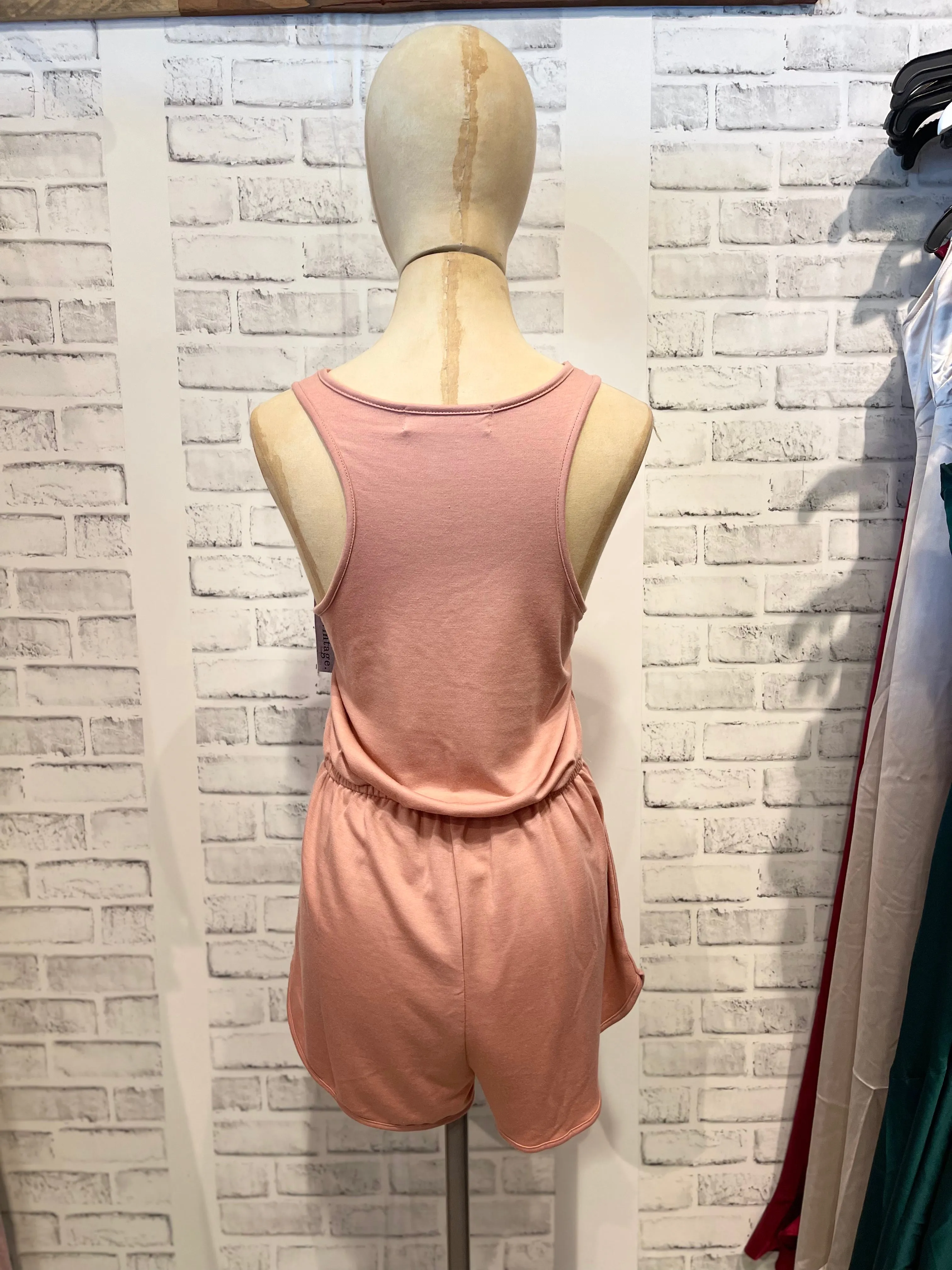 Zelda Romper in Pink